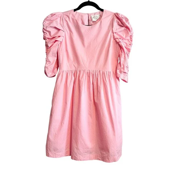 Tuckernuck Hyacinth House Puff Sleeve Mini Dress Pink XS - Picture 5 of 15